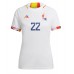 Belgia Charles De Ketelaere #22 Bortedrakt Dame VM 2022 Kortermet